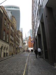just some cool narrow street in London
