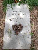 Wittgenstein's grave, as we found it